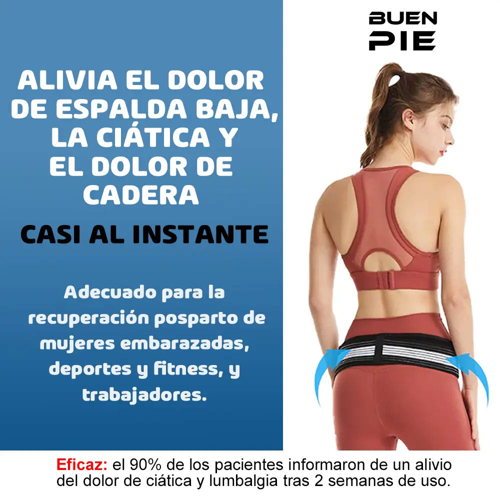 Faja Lumbar Terapia Magnética + Masajeador Lumbar Gratis