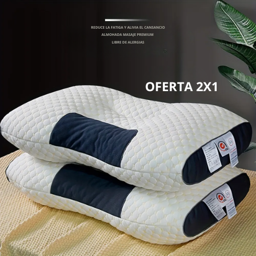 Almohada Ortopédica con Alineación Cervical - OFERTA 2x1