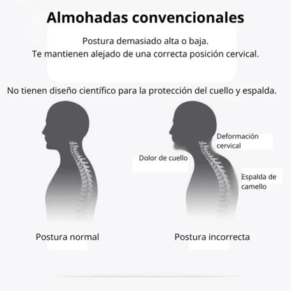 Almohada Ortopédica con Alineación Cervical - PROMOCIÓN