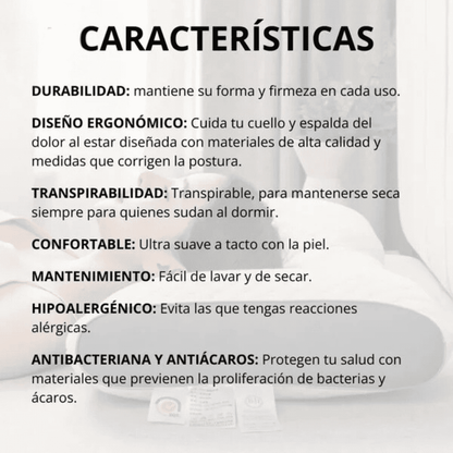 Almohada Ortopédica con Alineación Cervical - PROMOCIÓN